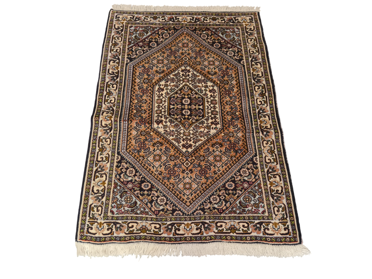 Perserteppich Orientteppich Handgeknüpfter Teppich Bidjar 110x75cm