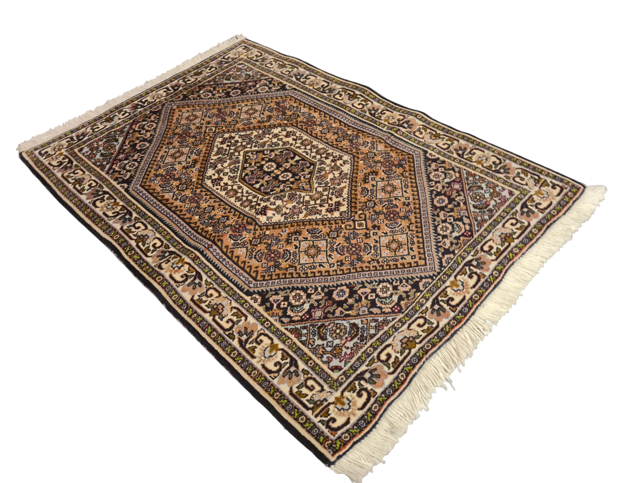 Perserteppich Orientteppich Handgeknüpfter Teppich Bidjar 110x75cm