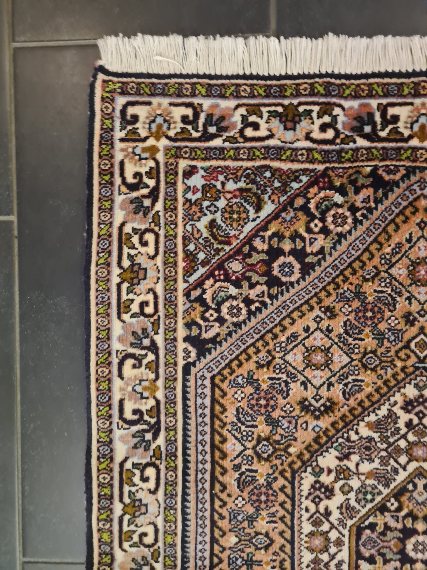 Perserteppich Orientteppich Handgeknüpfter Teppich Bidjar 110x75cm