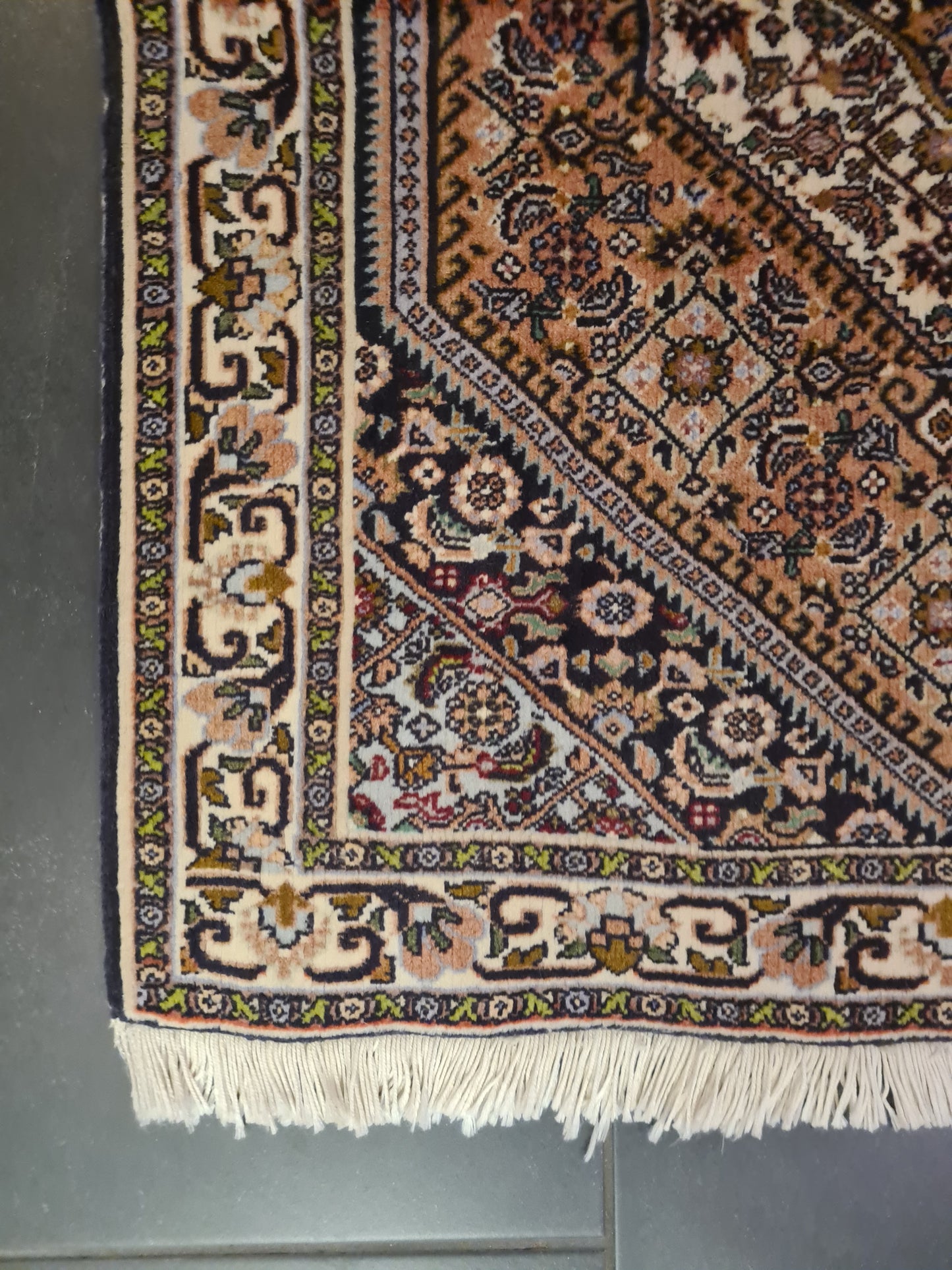 Perserteppich Orientteppich Handgeknüpfter Teppich Bidjar 110x75cm