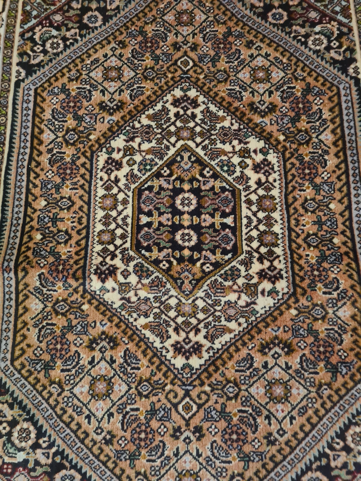 Perserteppich Orientteppich Handgeknüpfter Teppich Bidjar 110x75cm