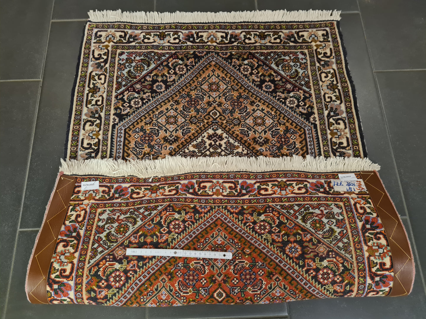 Perserteppich Orientteppich Handgeknüpfter Teppich Bidjar 110x75cm