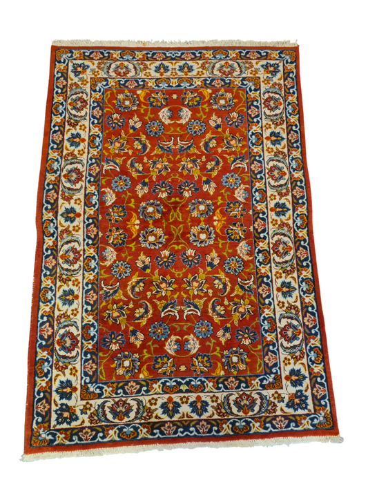 Perserteppich Orientteppich Handgeknüpfter Teppich Sarough 155x105cm