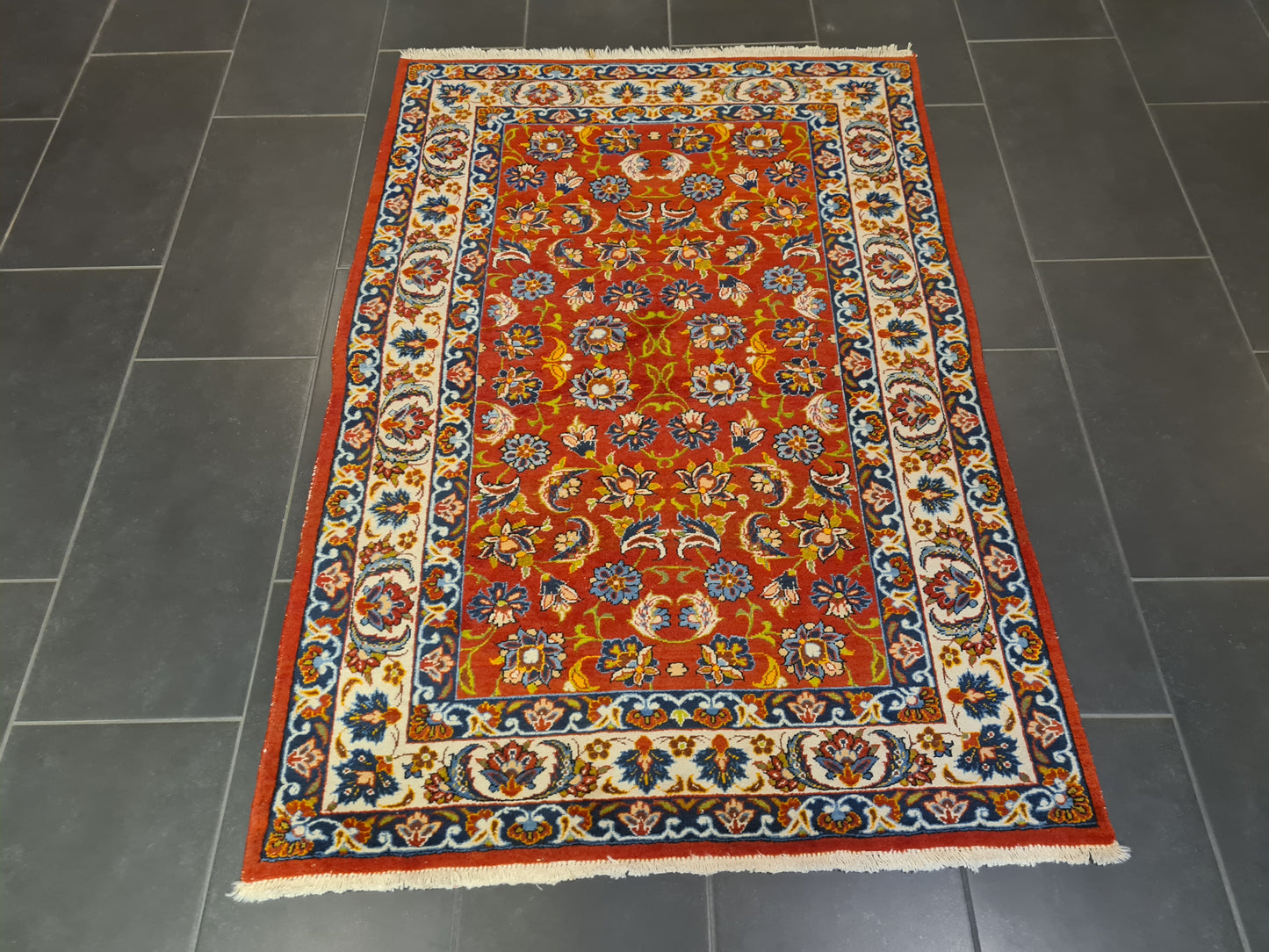 Perserteppich Orientteppich Handgeknüpfter Teppich Sarough 155x105cm