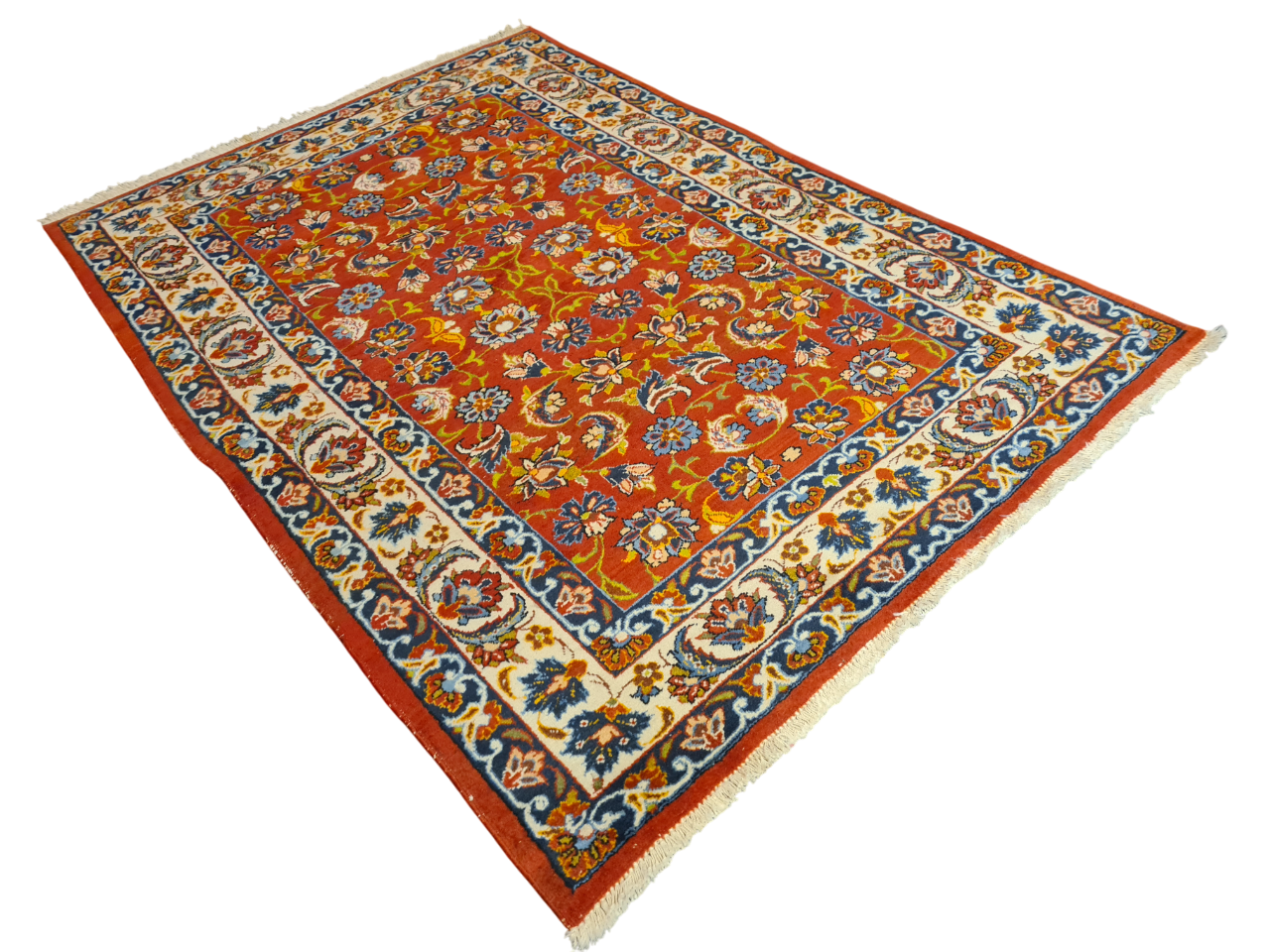 Perserteppich Orientteppich Handgeknüpfter Teppich Sarough 155x105cm