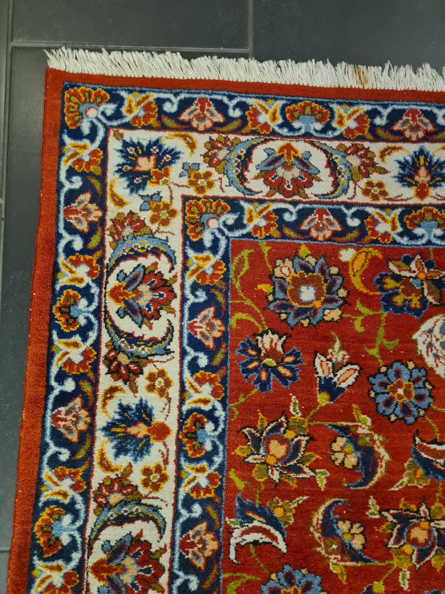 Perserteppich Orientteppich Handgeknüpfter Teppich Sarough 155x105cm