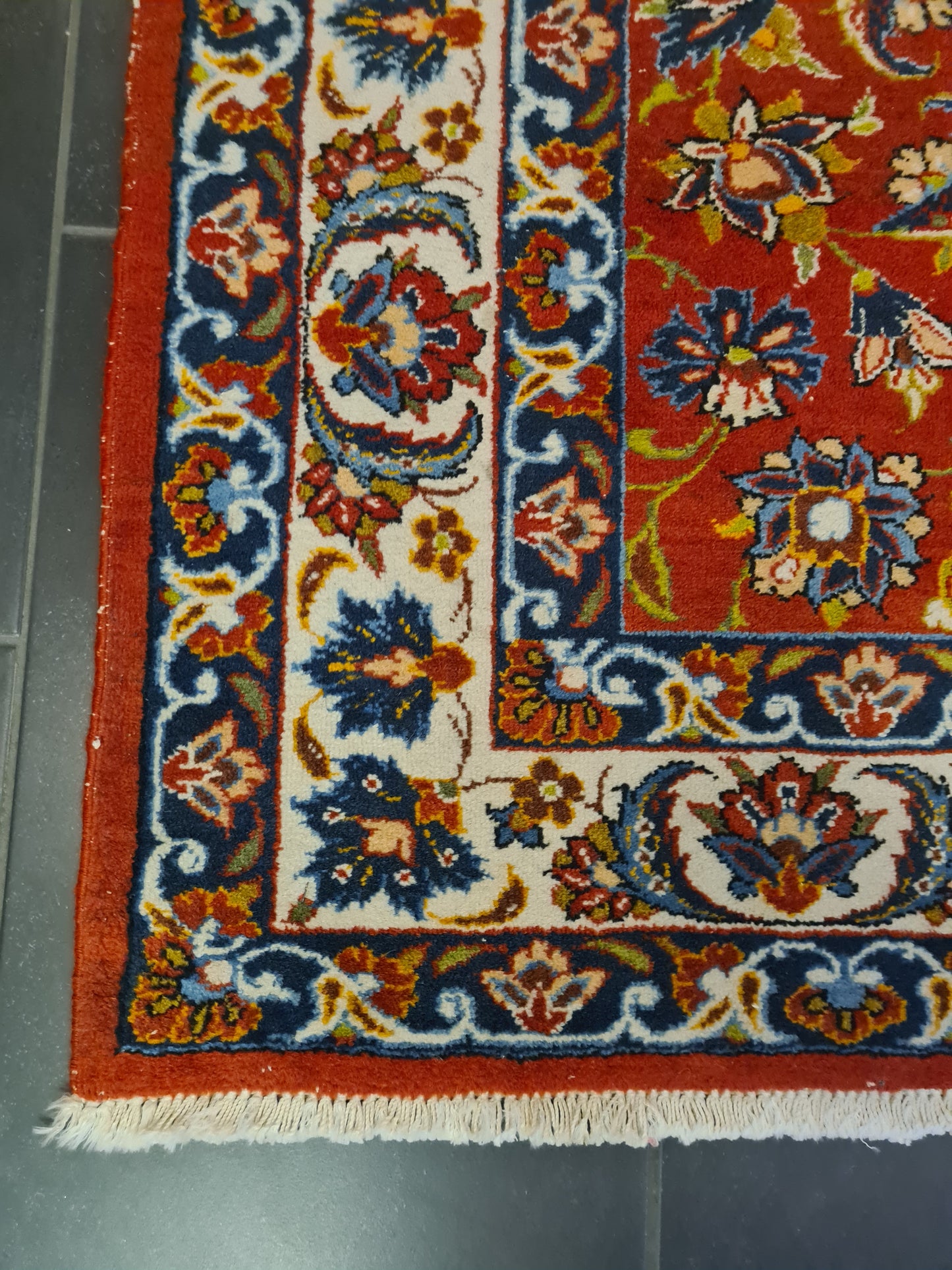 Perserteppich Orientteppich Handgeknüpfter Teppich Sarough 155x105cm