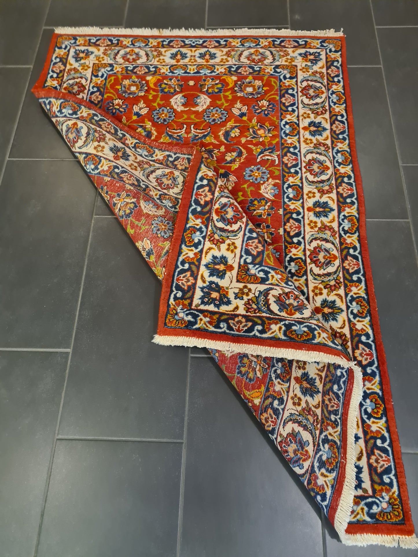 Perserteppich Orientteppich Handgeknüpfter Teppich Sarough 155x105cm