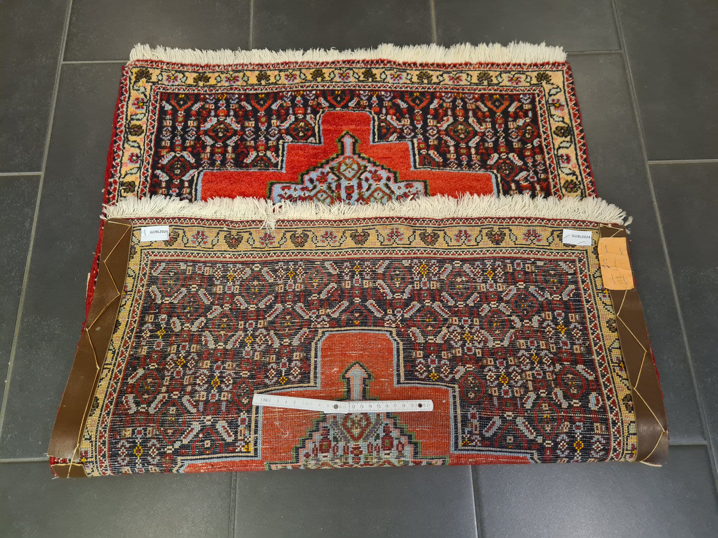 Perserteppich Orientteppich Handgeknüpfter Teppich Bidjar 100x75cm