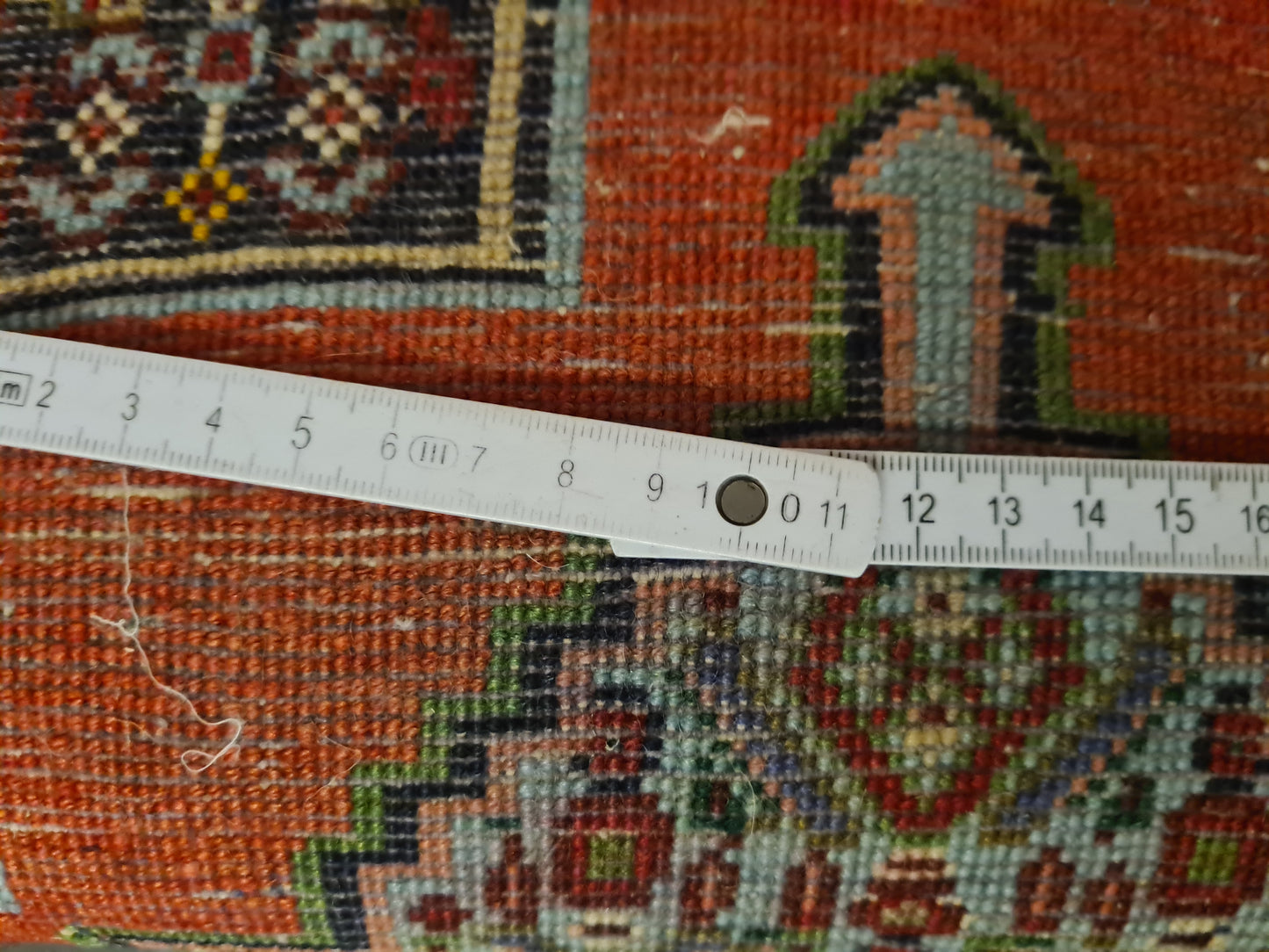 Perserteppich Orientteppich Handgeknüpfter Teppich Bidjar 100x75cm