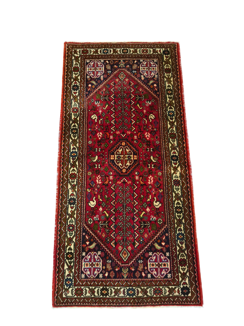 Perserteppich Orientteppich Handgeknüpfter Teppich Bidjar 150x75cm