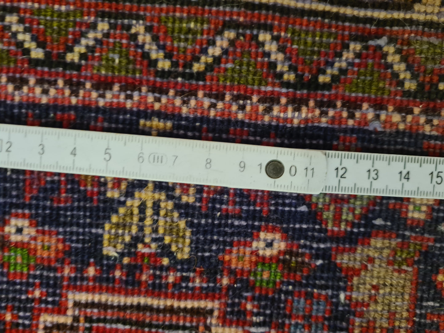 Perserteppich Orientteppich Handgeknüpfter Teppich Bidjar 150x75cm