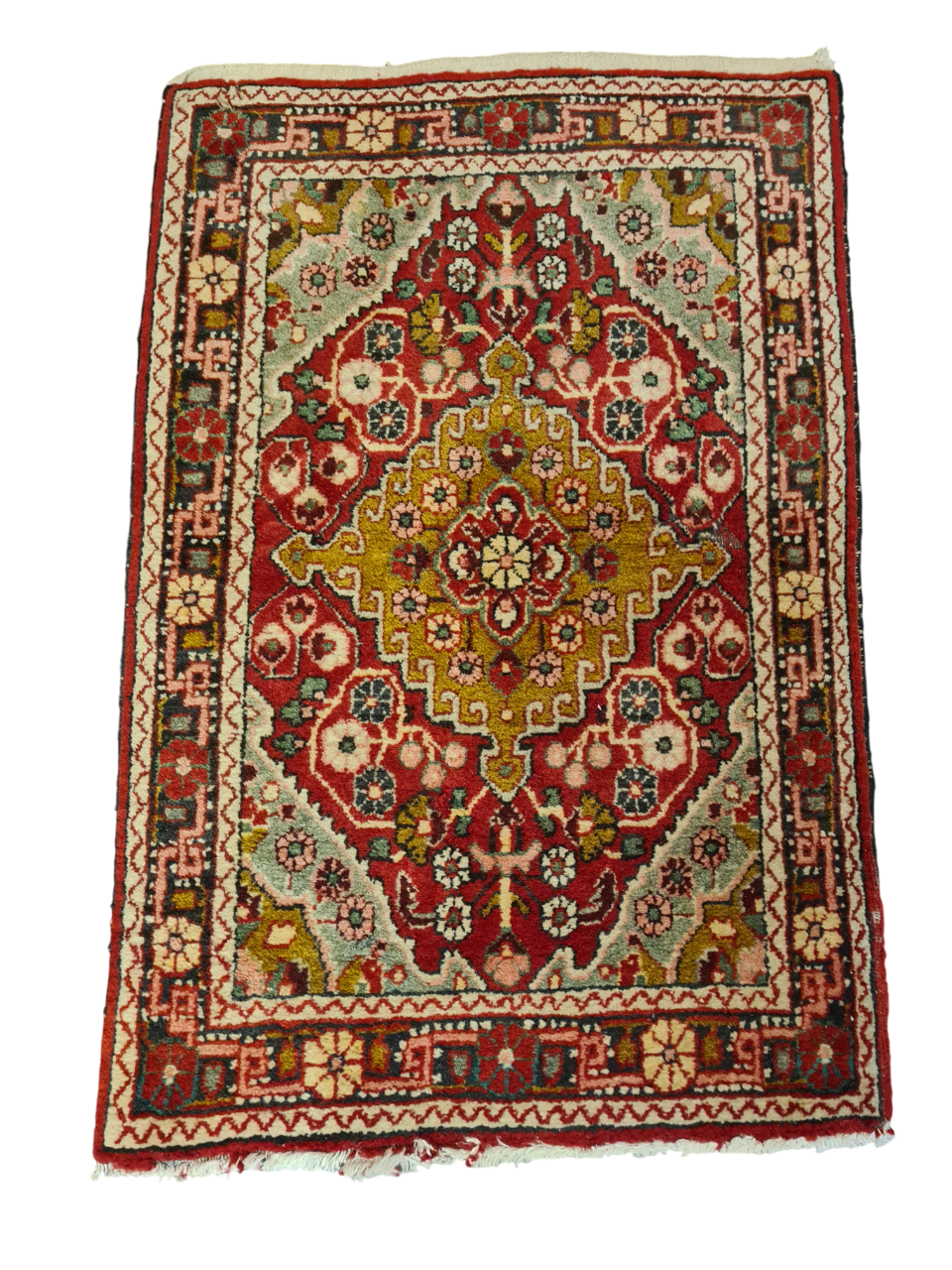 Perserteppich Orientteppich Handgeknüpfter Teppich Bidjar 95x65cm