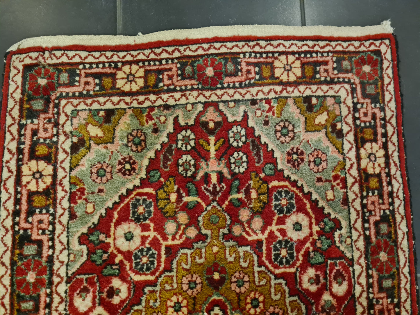 Perserteppich Orientteppich Handgeknüpfter Teppich Bidjar 95x65cm