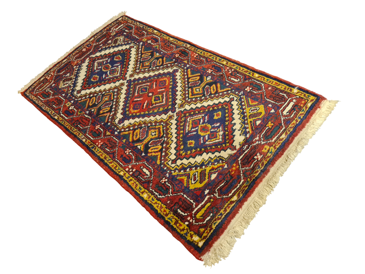 Perserteppich Orientteppich Handgeknüpfter Teppich Bidjar 140x80cm