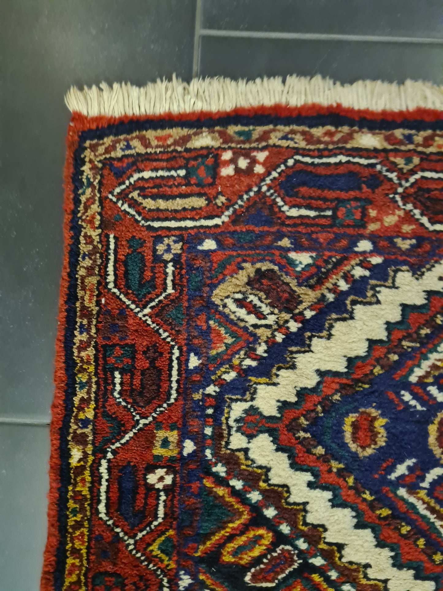 Perserteppich Orientteppich Handgeknüpfter Teppich Bidjar 140x80cm