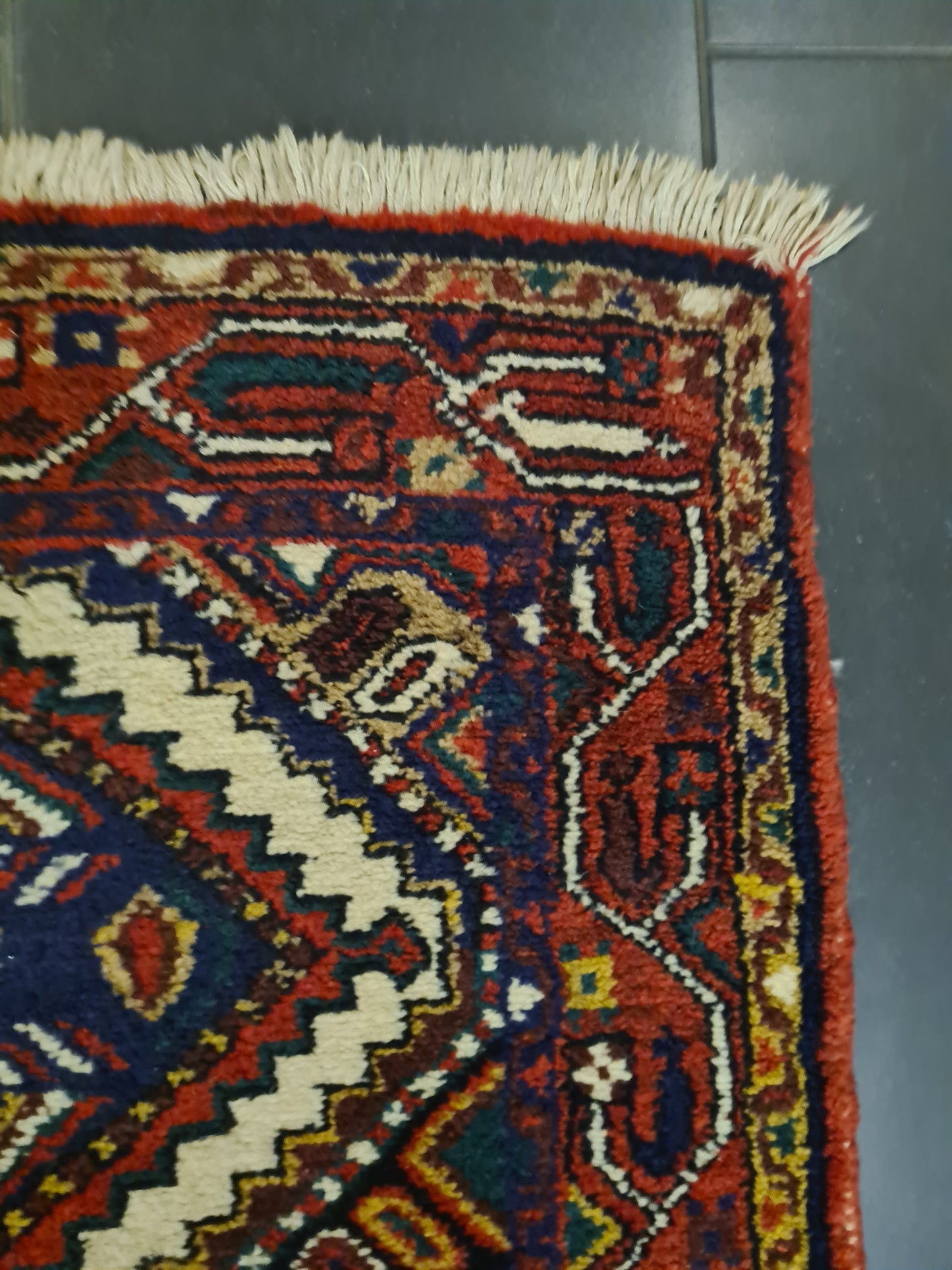 Perserteppich Orientteppich Handgeknüpfter Teppich Bidjar 140x80cm