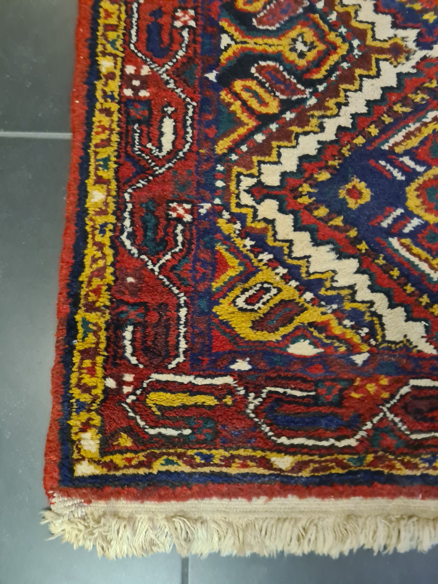 Perserteppich Orientteppich Handgeknüpfter Teppich Bidjar 140x80cm