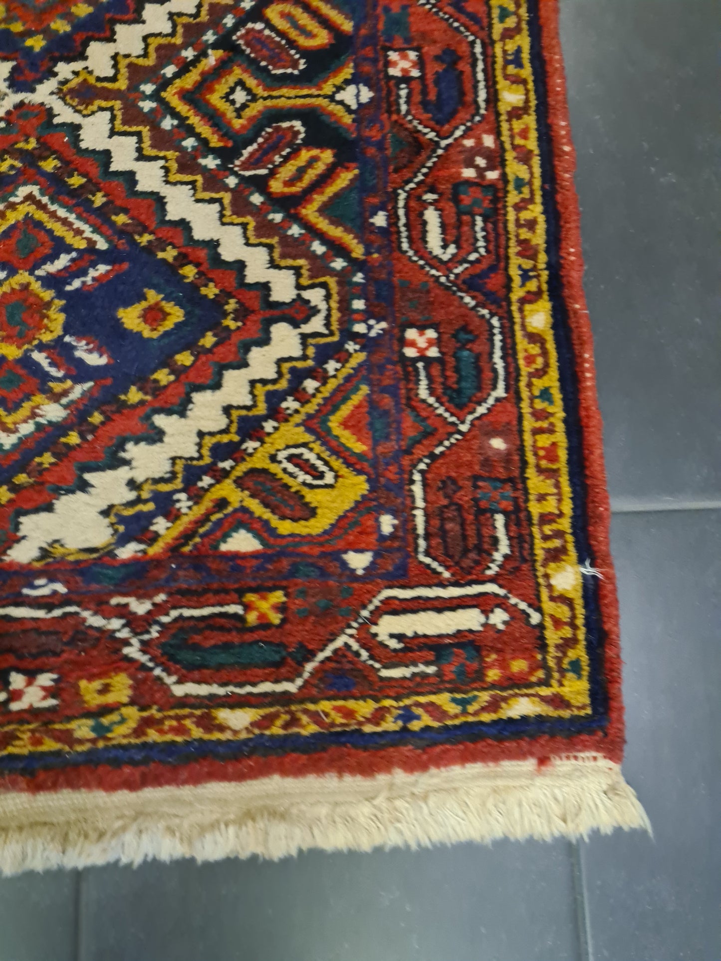 Perserteppich Orientteppich Handgeknüpfter Teppich Bidjar 140x80cm