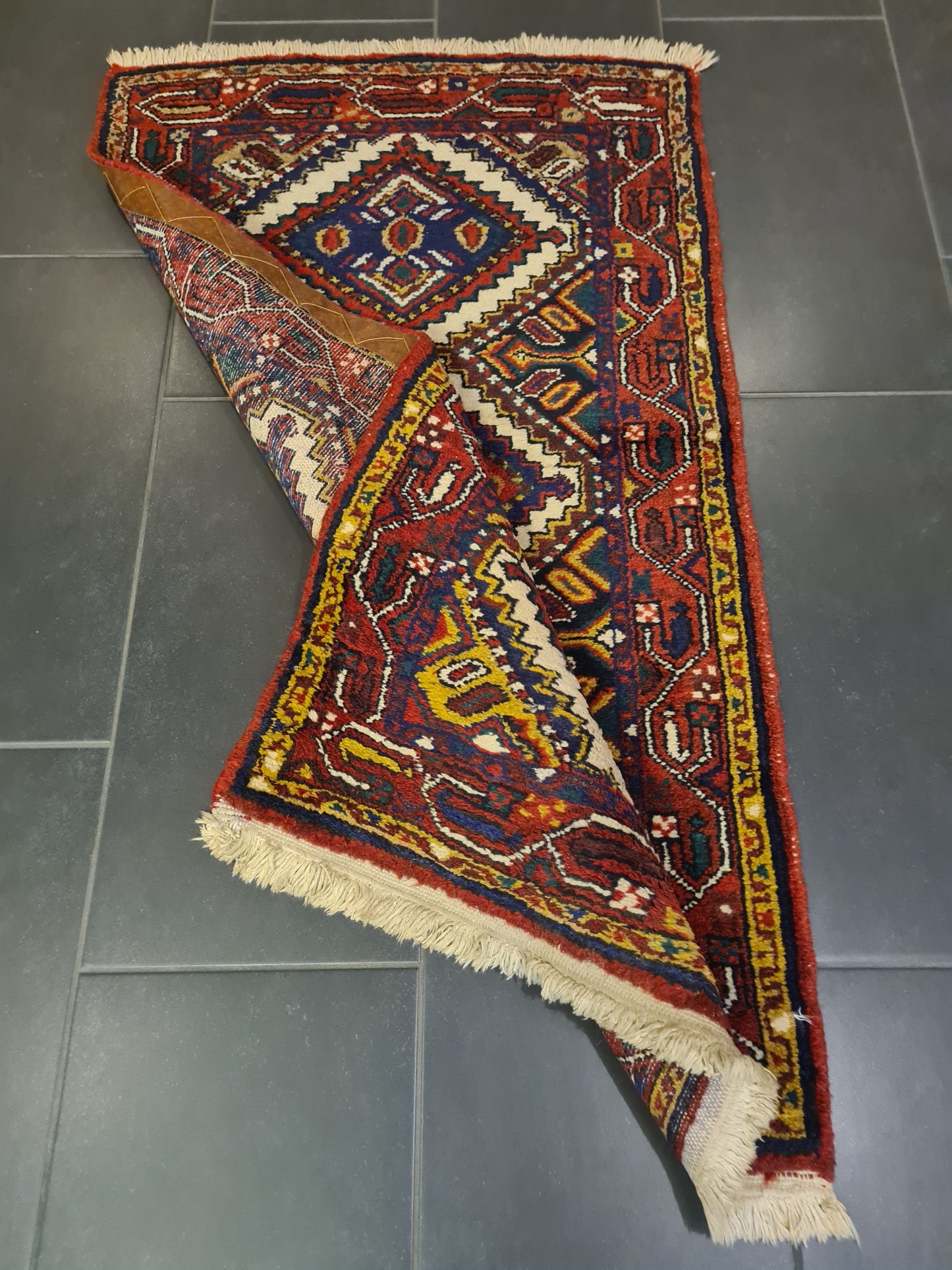 Perserteppich Orientteppich Handgeknüpfter Teppich Bidjar 140x80cm