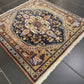 Perserteppich Orientteppich Handgeknüpfter Teppich Bidjar 70x65cm
