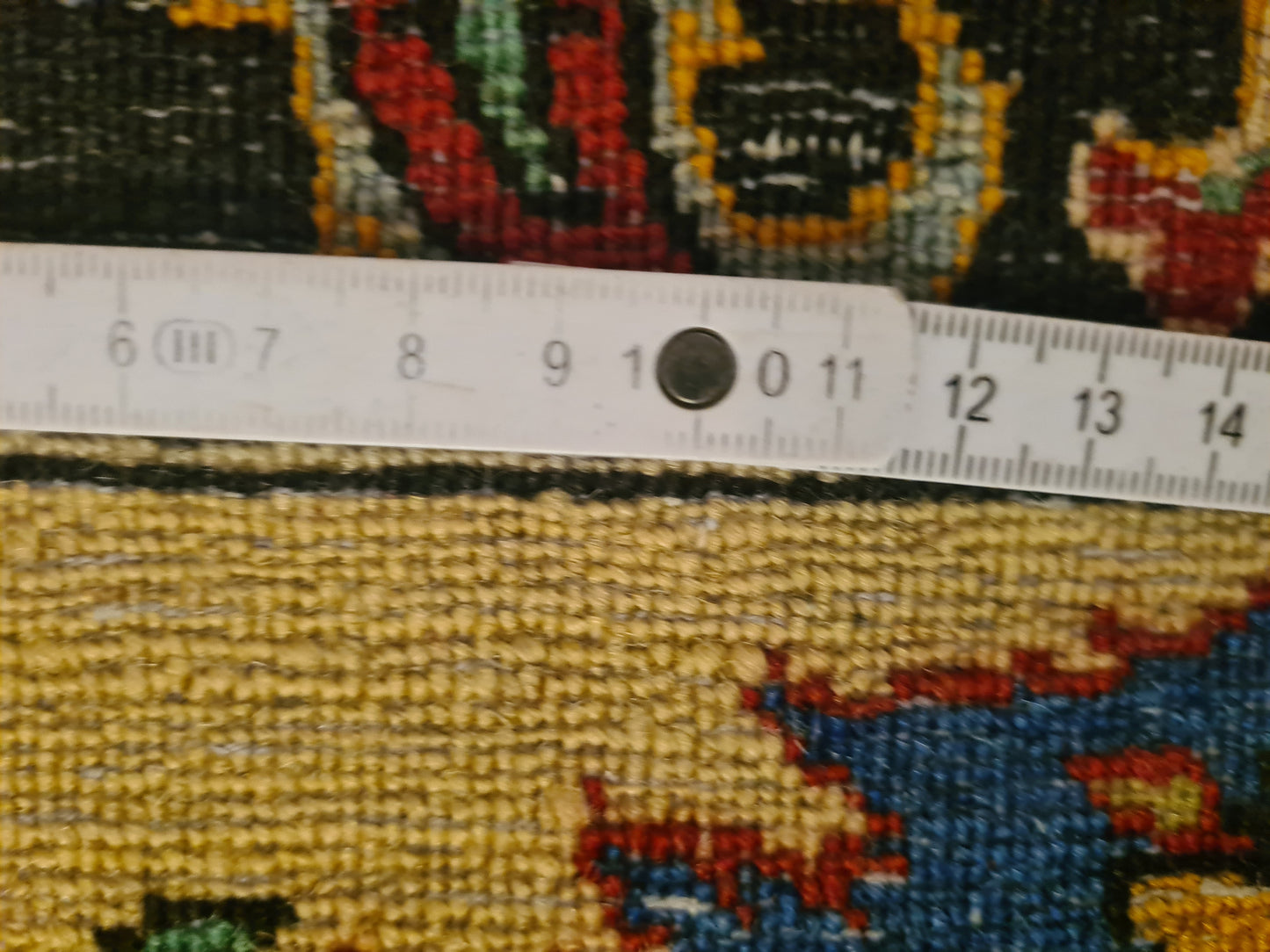 Perserteppich Orientteppich Handgeknüpfter Teppich Isfahan 142x122cm