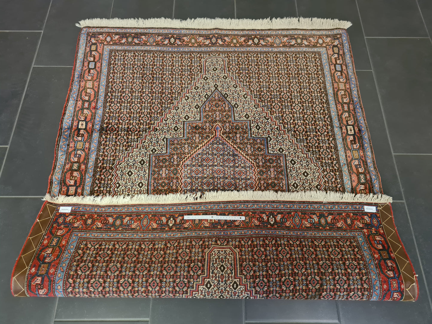 Perserteppich Orientteppich Handgeknüpfter Teppich Bidjar 160x125cm