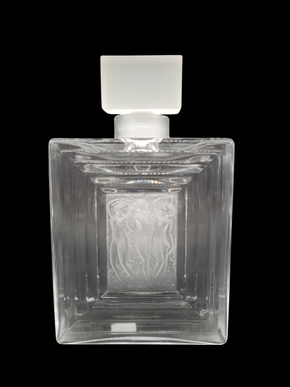 Lalique Parfumflasche DUNCAN No2 Kristallglas Flakon Signiert Duft