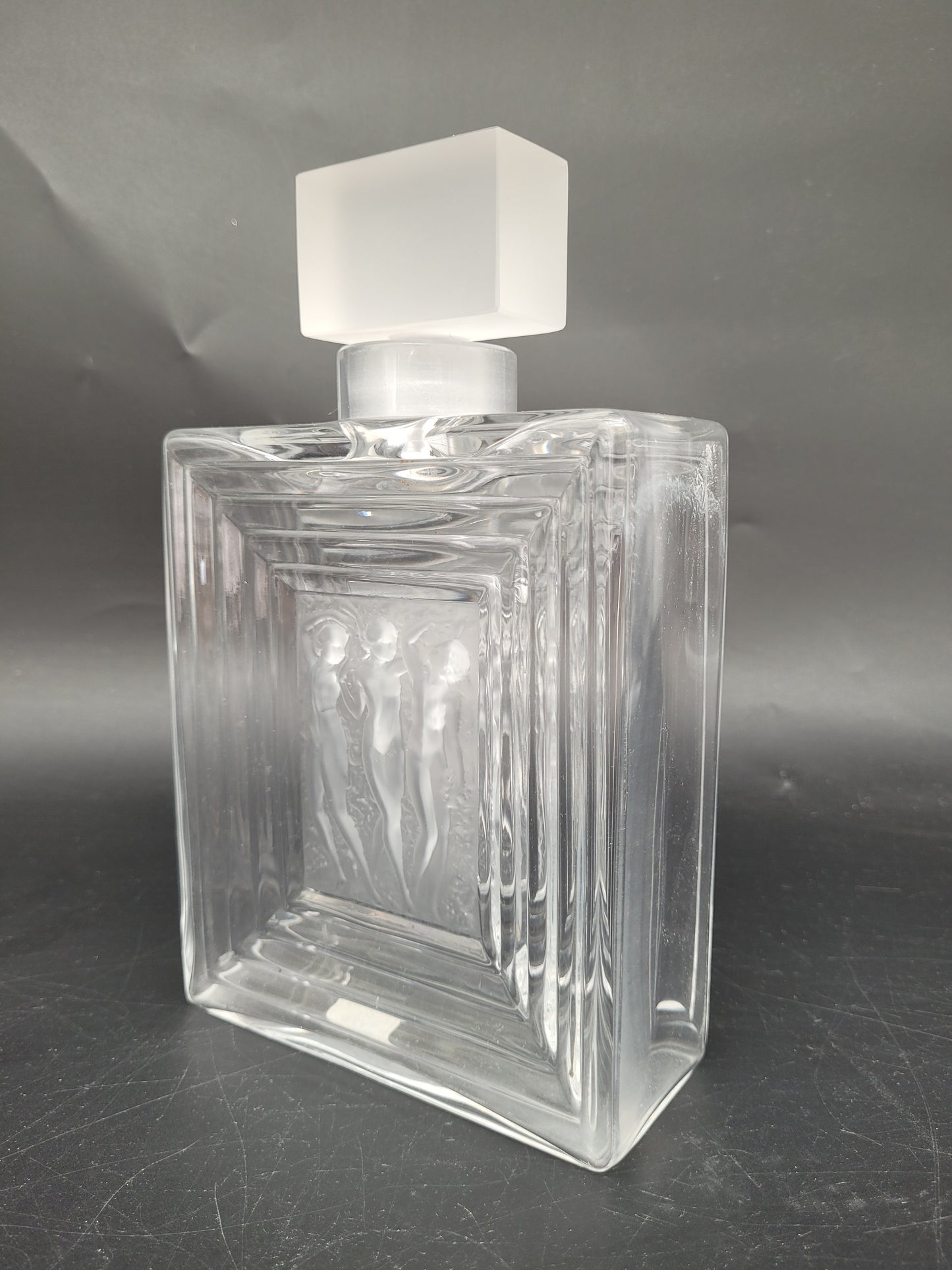 Lalique Parfumflasche DUNCAN No2 Kristallglas Flakon Signiert Duft