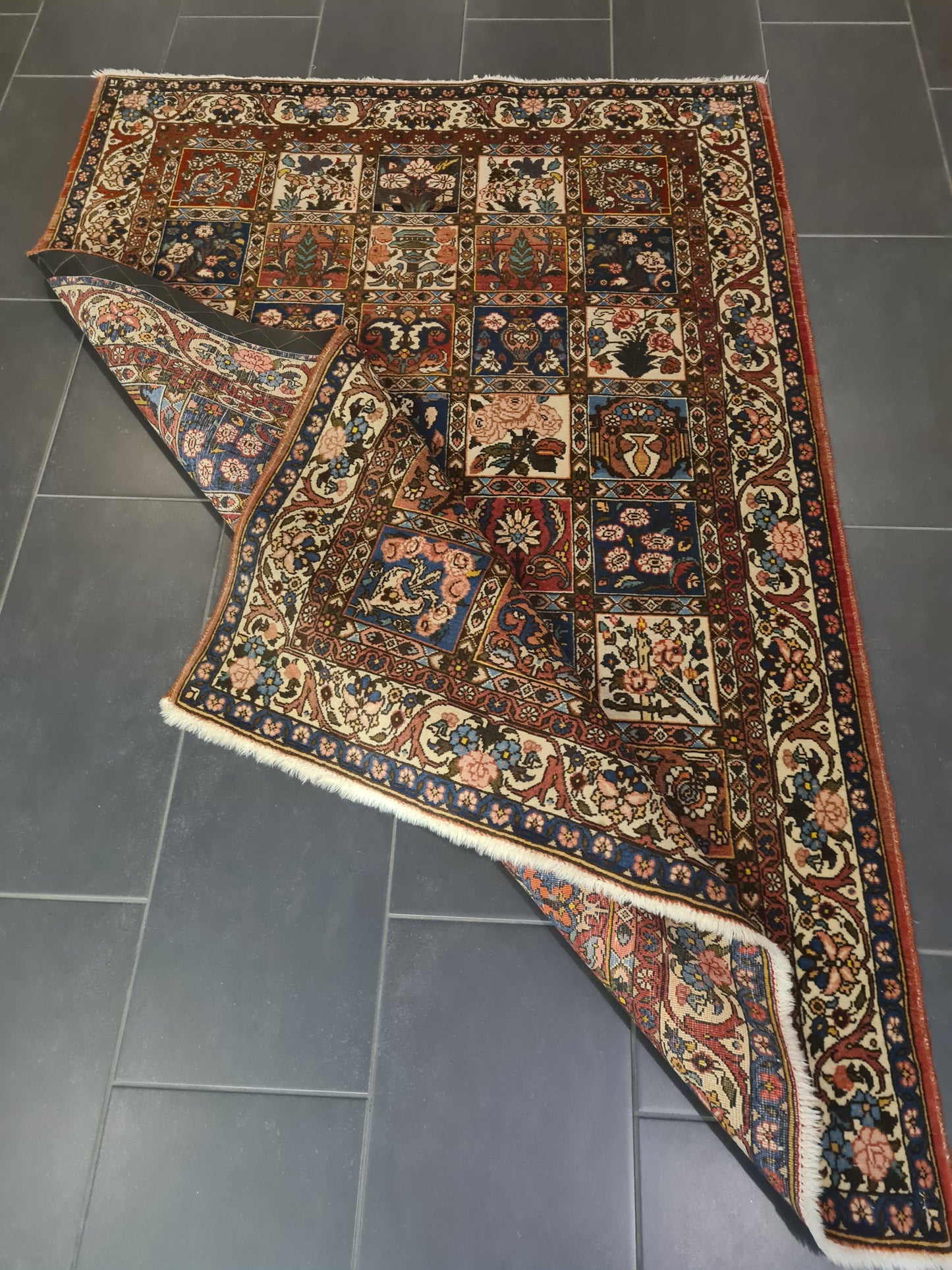 Perserteppich Orientteppich Handgeknüpfter Teppich Bachtiar 190x135cm