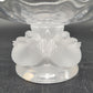 Lalique Nogent Schale Kristallglas signiert Bonboniere Vögel