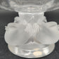 Lalique Nogent Schale Kristallglas signiert Bonboniere Vögel