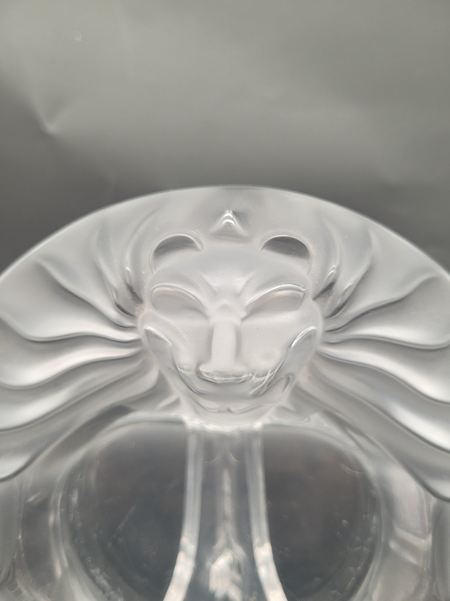 Lalique Aschenbecher Tete De Lion Art Deco Schale Signiert