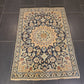 Perserteppich Orientteppich Handgeknüpfter Teppich Nain 130x90cm