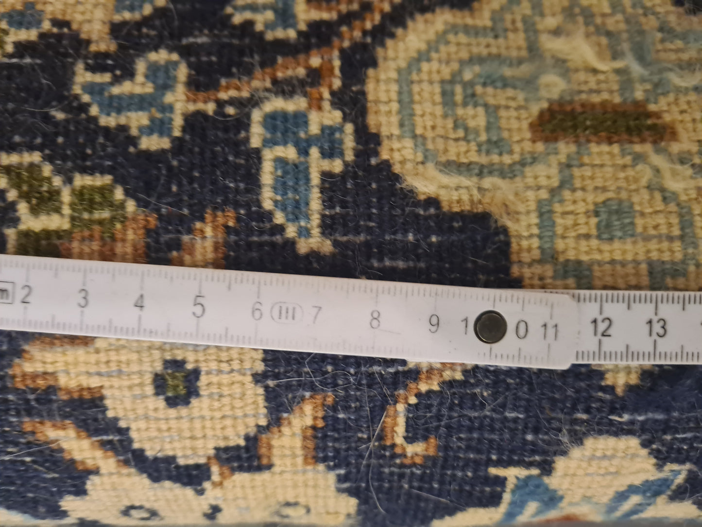 Perserteppich Orientteppich Handgeknüpfter Teppich Nain 130x90cm