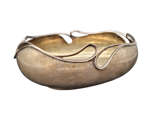 Schale Sterling Silber 925er Jugendstil Art Nouveau 411g