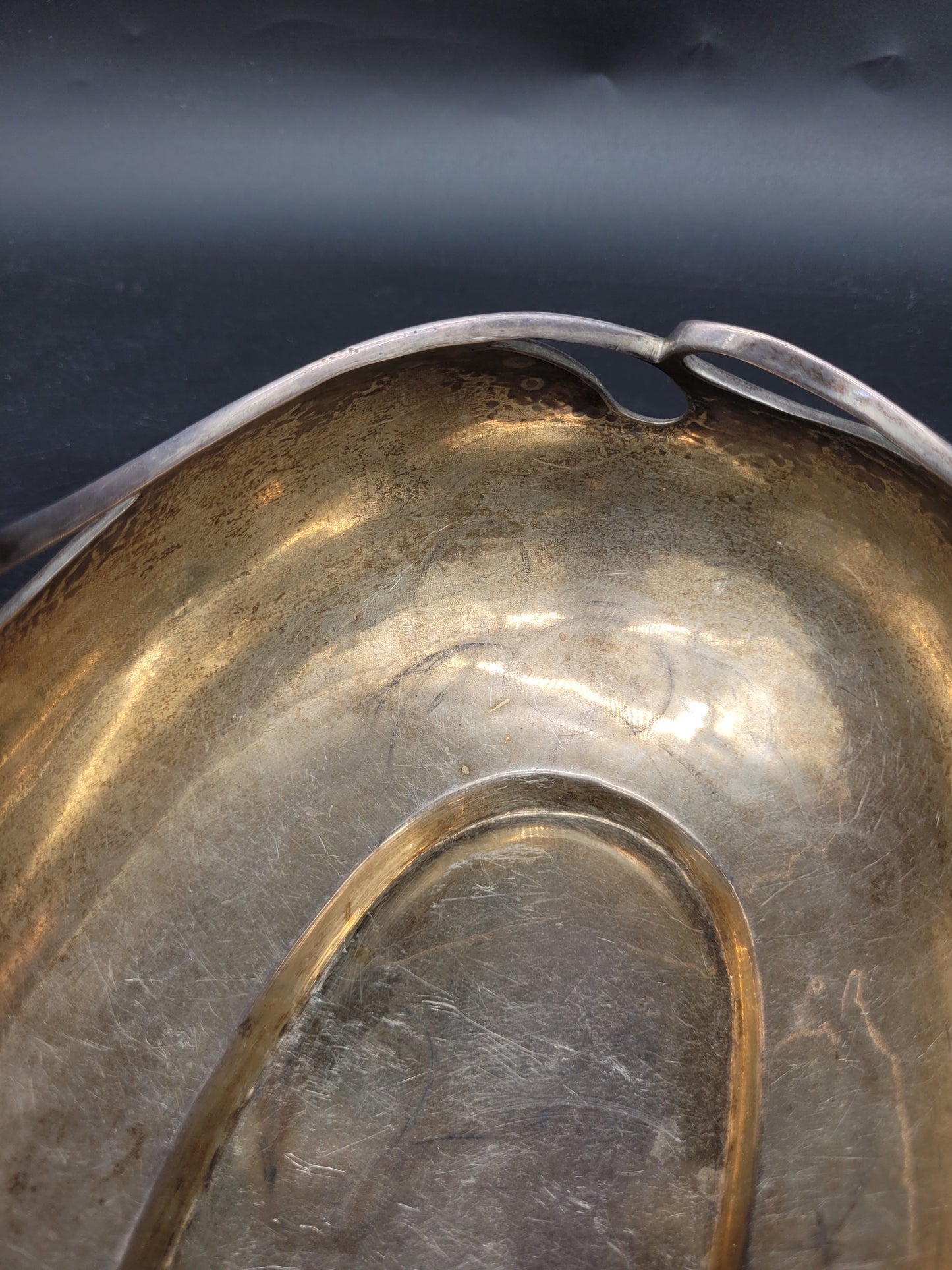 Schale Sterling Silber 925er Jugendstil Art Nouveau 411g