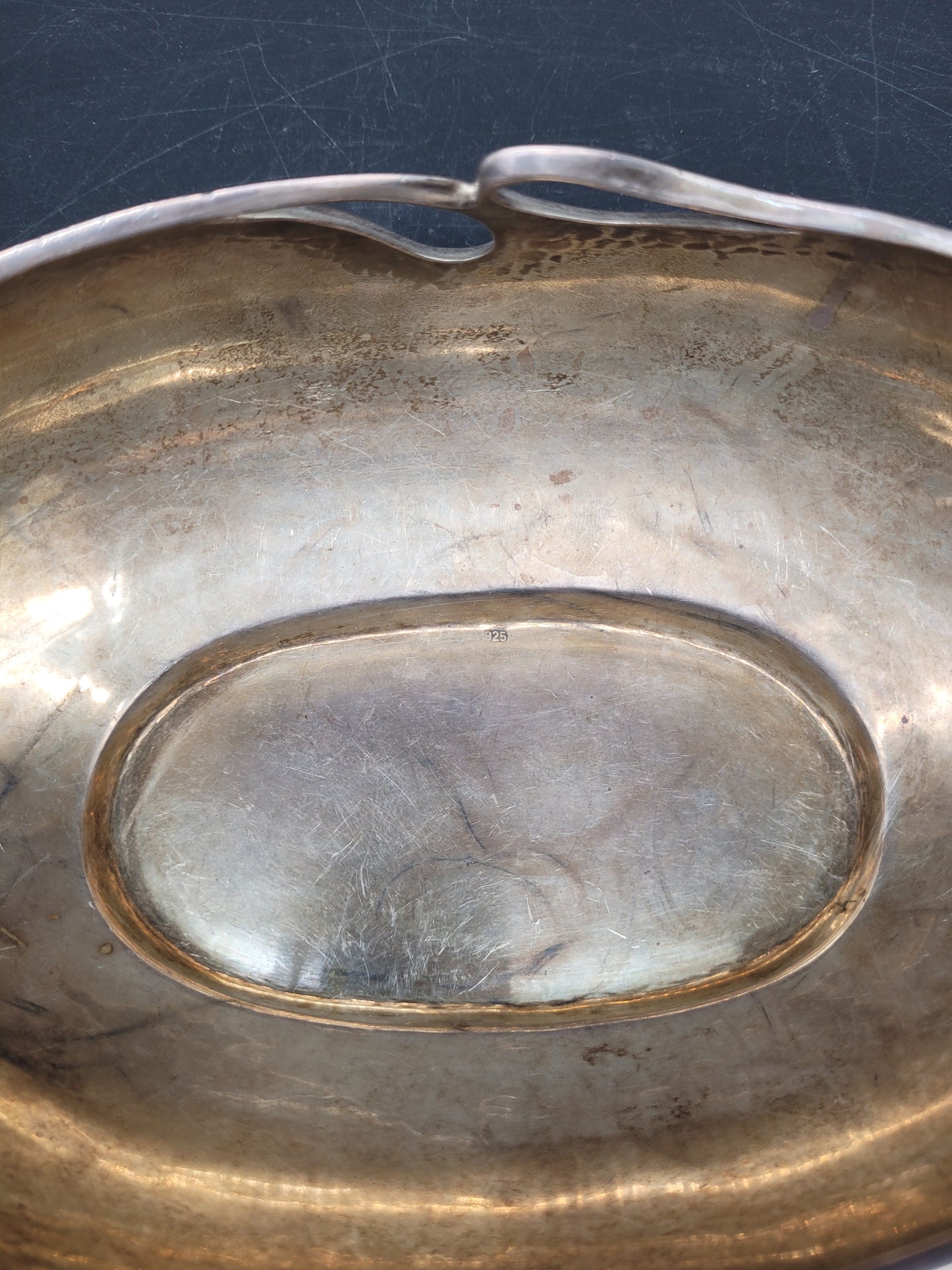 Schale Sterling Silber 925er Jugendstil Art Nouveau 411g