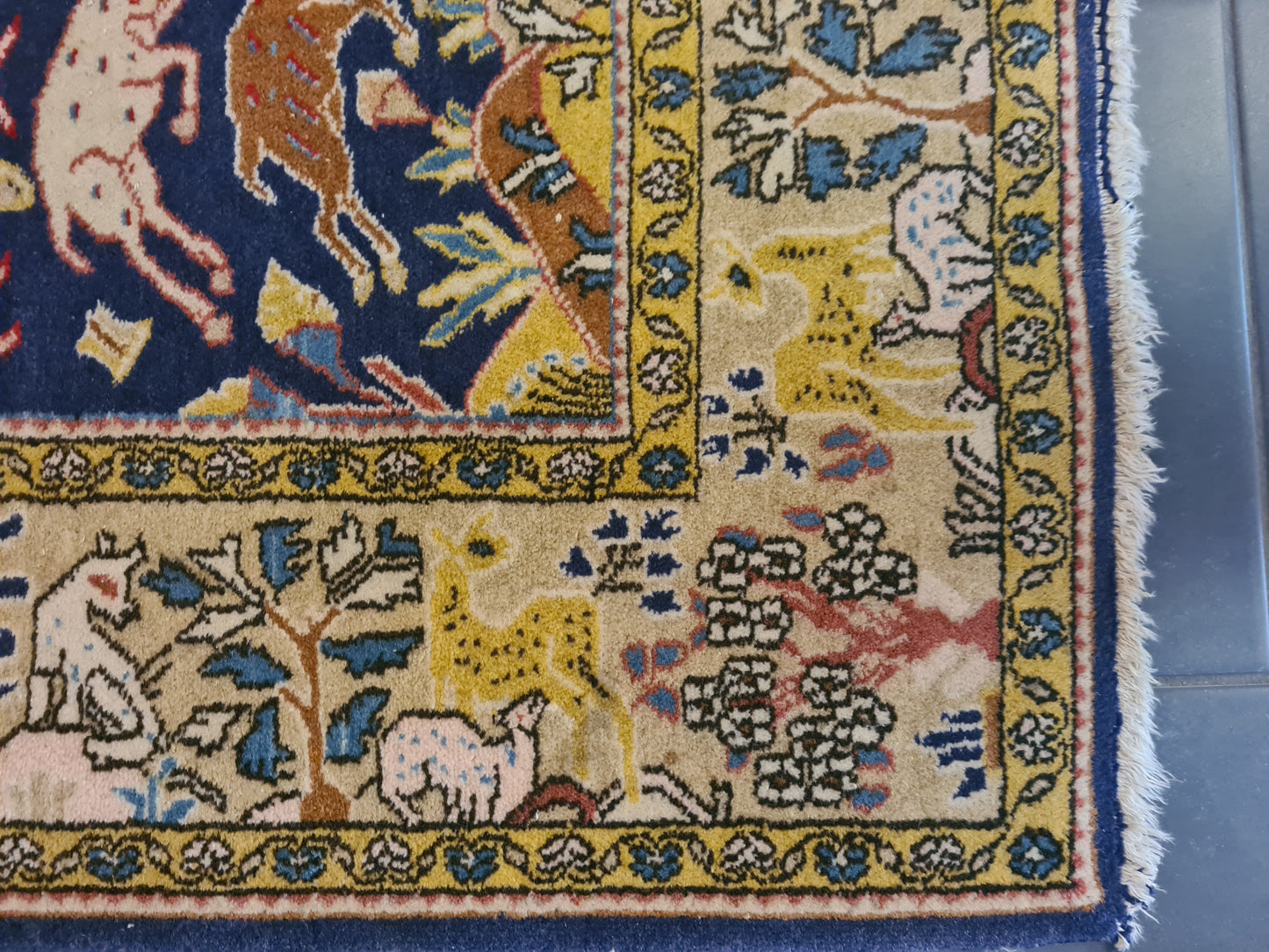 Perserteppich Orientteppich Handgeknüpfter Teppich Ghoum 210x140cm