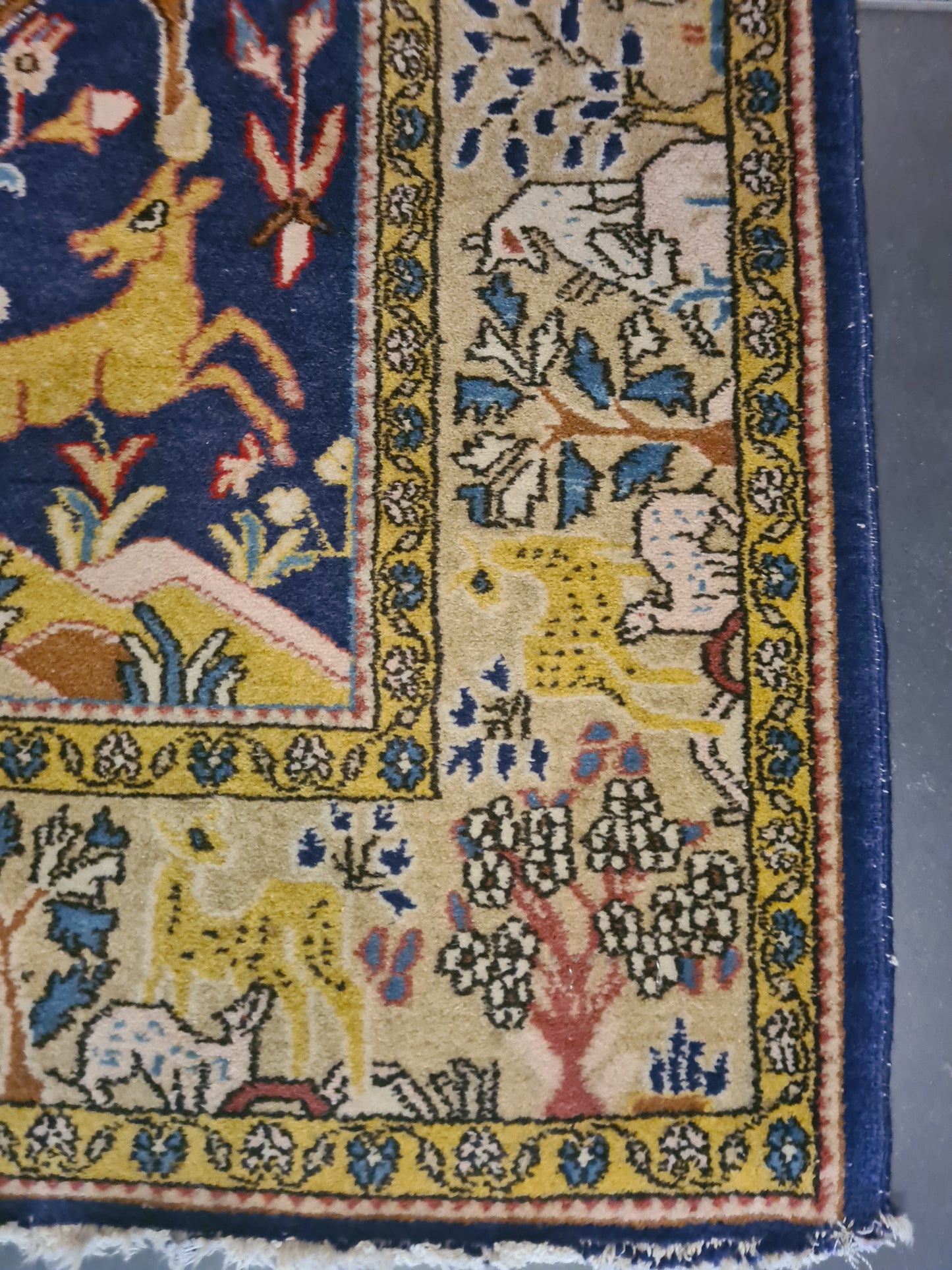 Perserteppich Orientteppich Handgeknüpfter Teppich Ghoum 210x140cm