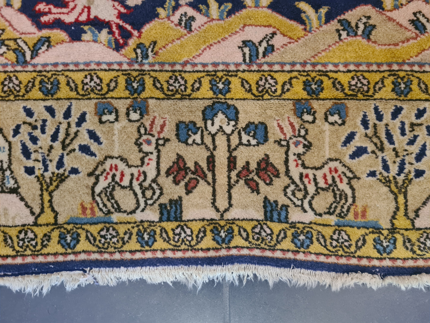 Perserteppich Orientteppich Handgeknüpfter Teppich Ghoum 210x140cm