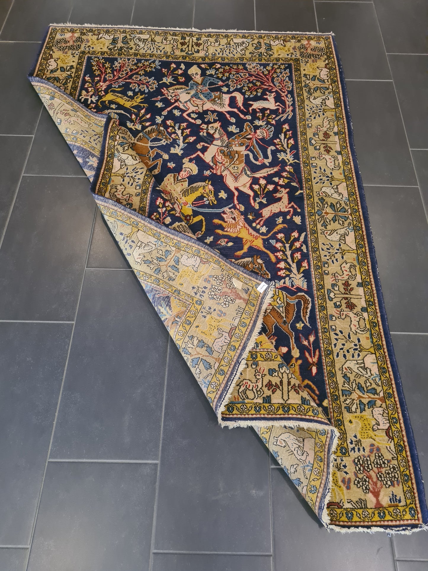 Perserteppich Orientteppich Handgeknüpfter Teppich Ghoum 210x140cm