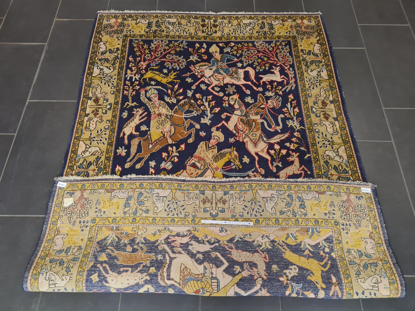 Perserteppich Orientteppich Handgeknüpfter Teppich Ghoum 210x140cm