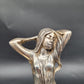 Schale Sterling Silber 925er mit Figur Jugendstil Art Nouveau 1041g