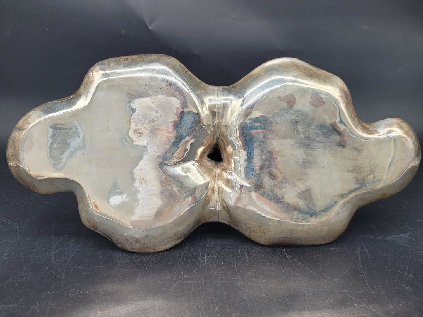 Schale Sterling Silber 925er mit Figur Jugendstil Art Nouveau 1041g