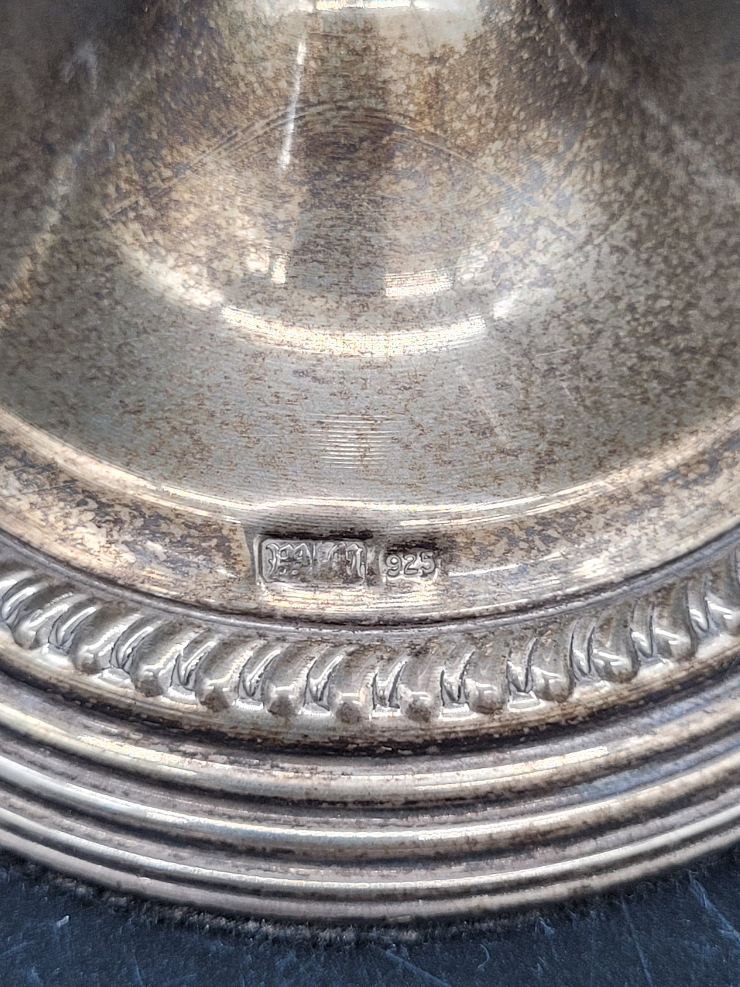 Kerzenständer Sterling Silber 925er mit Floralen Ornamenten