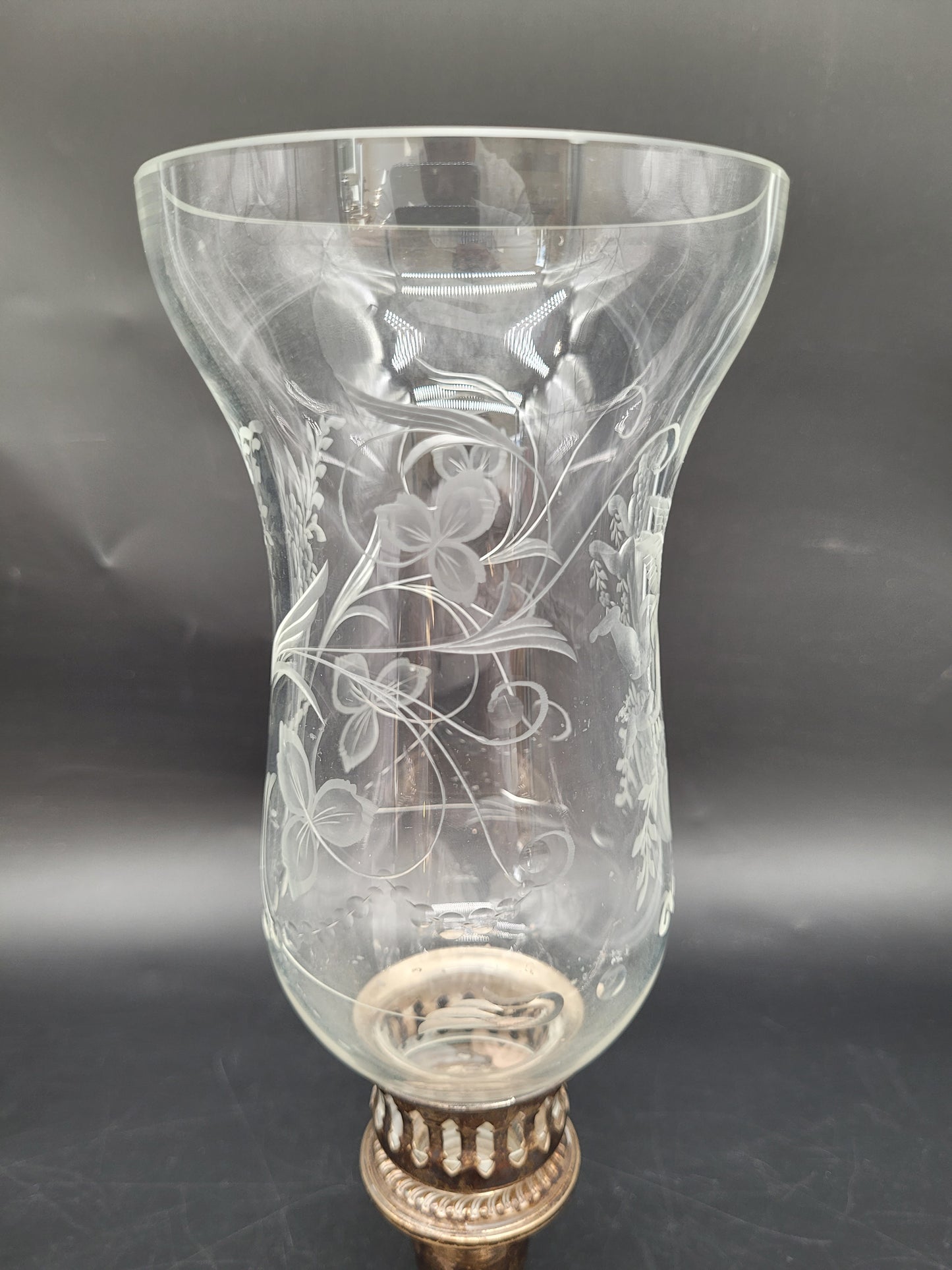 Kerzenständer Sterling Silber 925er mit Floralen Ornamenten