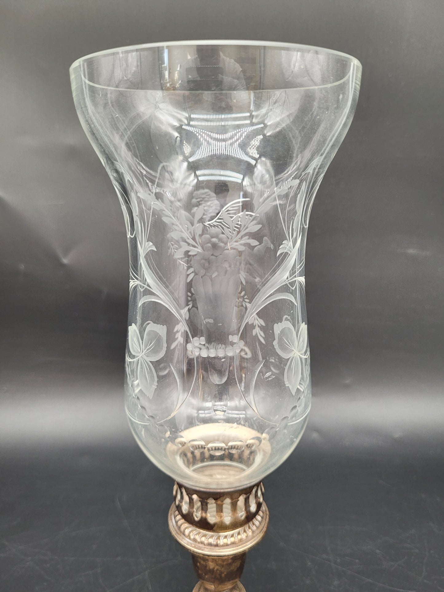 Kerzenständer Sterling Silber 925er mit Floralen Ornamenten