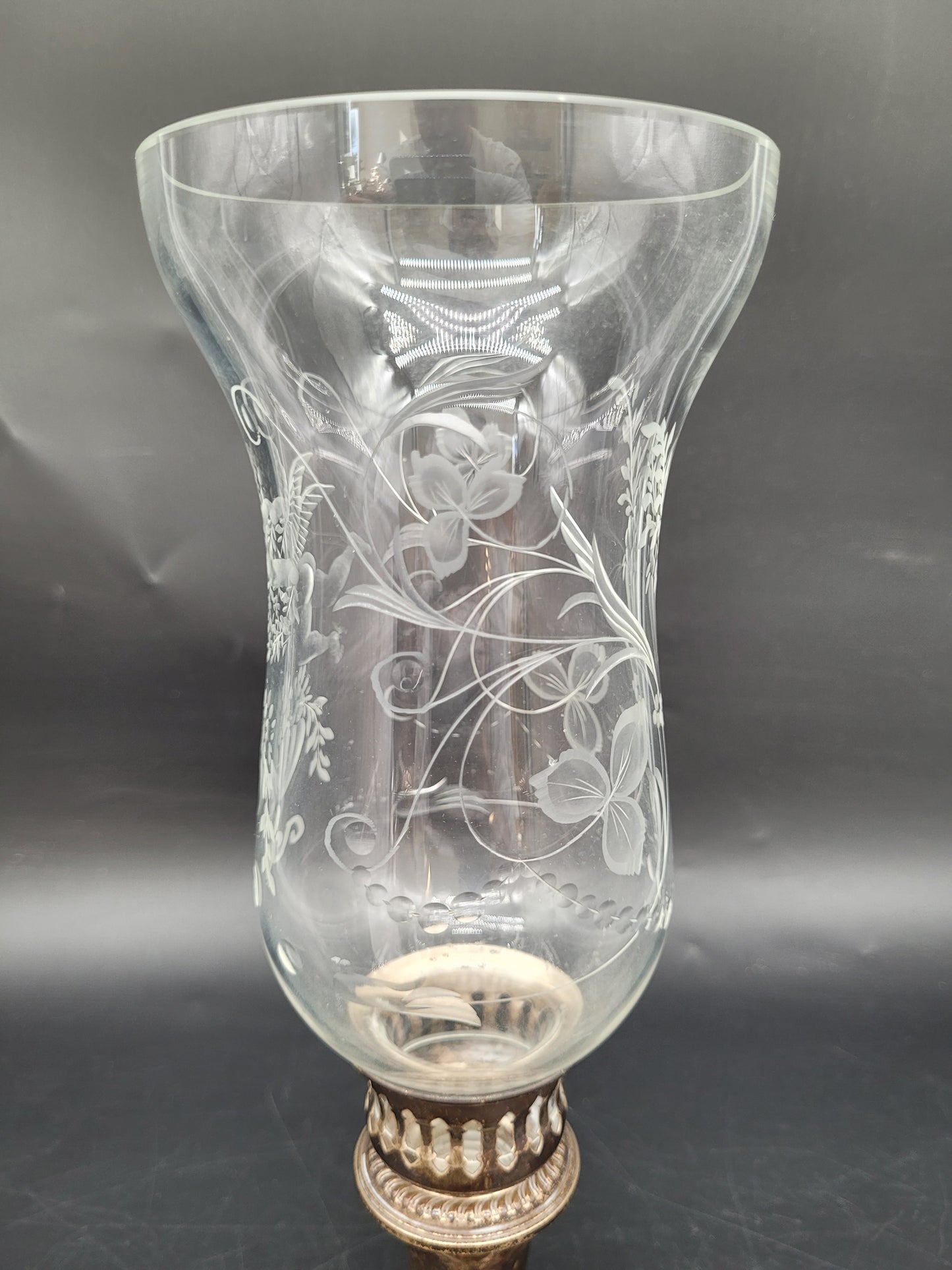 Kerzenständer Sterling Silber 925er mit Floralen Ornamenten