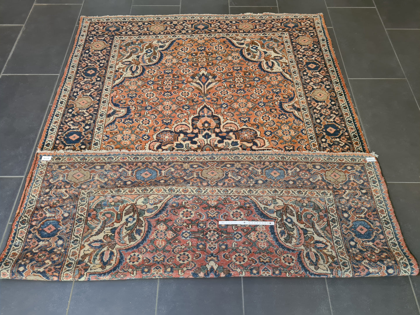 Perserteppich Orientteppich Handgeknüpfter Teppich Isfahan 210x150cm